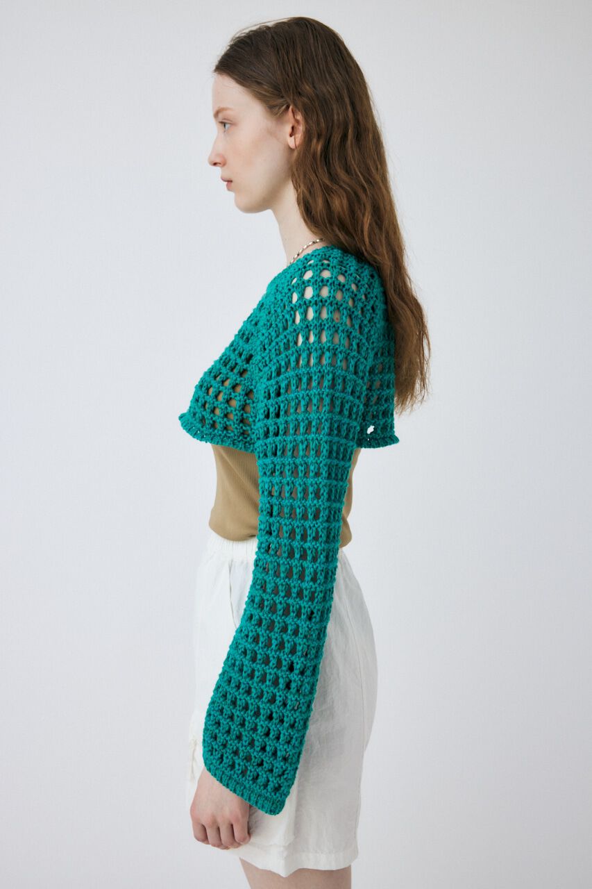 MOUSSY「CROCHET BOLERO ニット」|ニット・セーター|