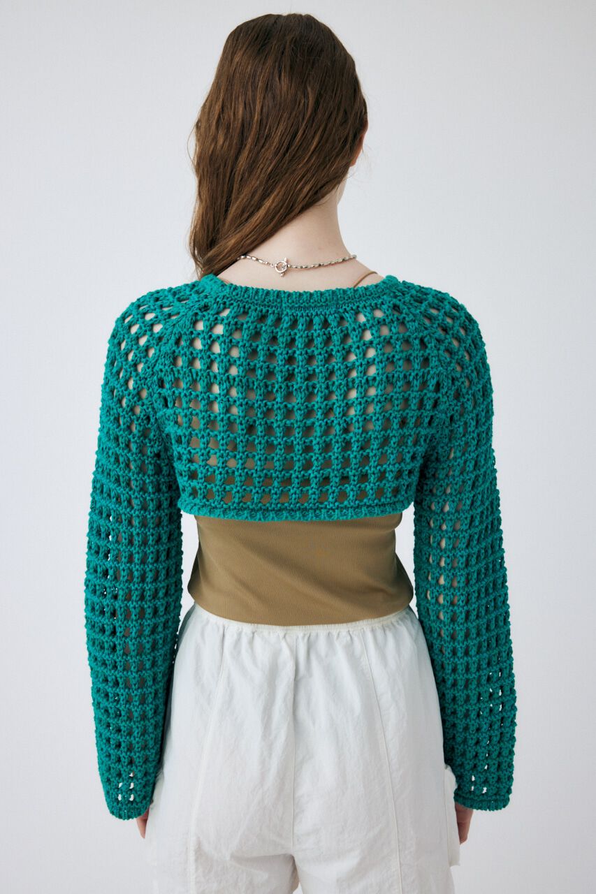 MOUSSY「CROCHET BOLERO ニット」|ニット・セーター|