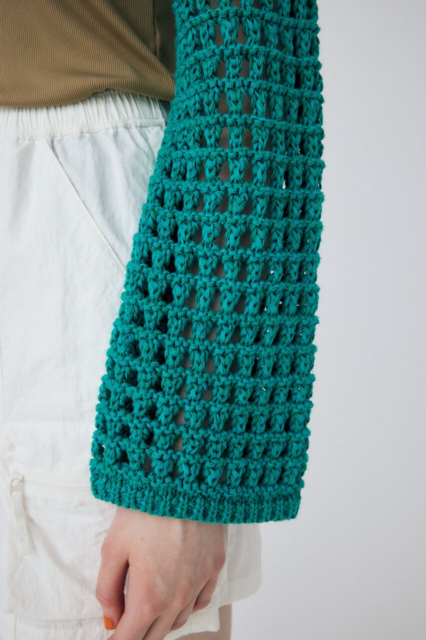 MOUSSY「CROCHET BOLERO ニット」|ニット・セーター|