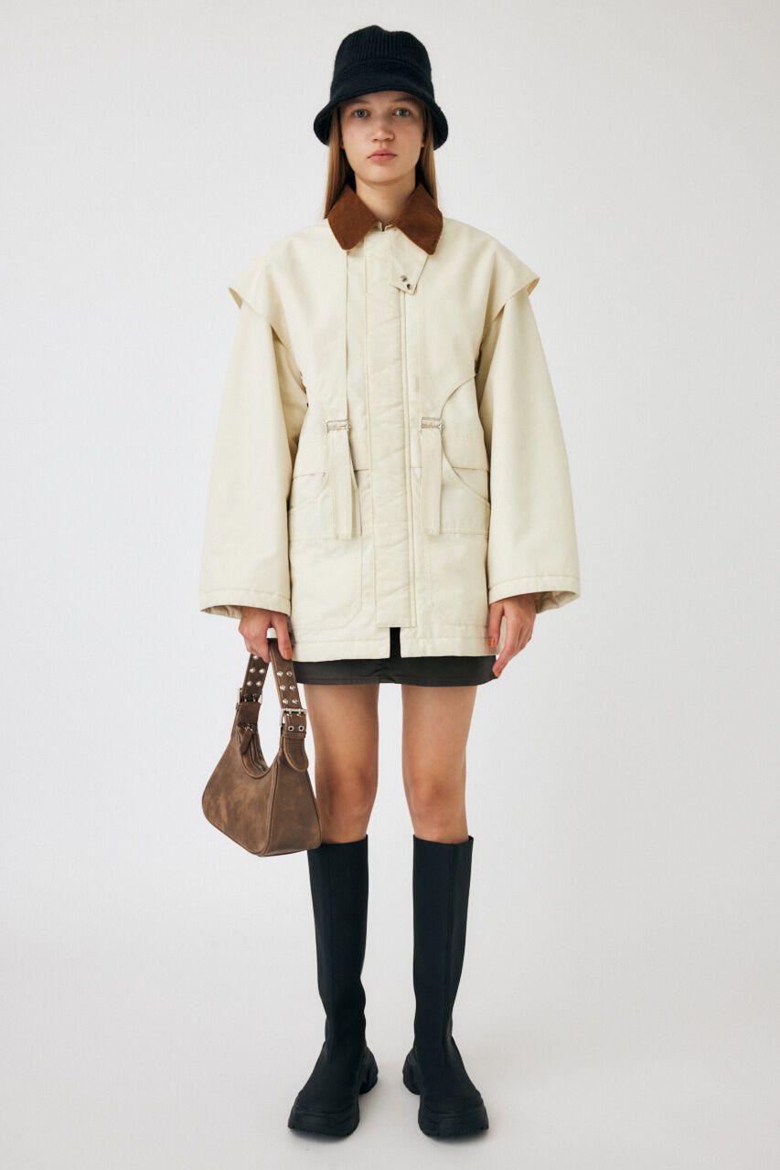 MOUSSY「BELTED CAPE HUNTING ジャケット」|その他|IVOY3