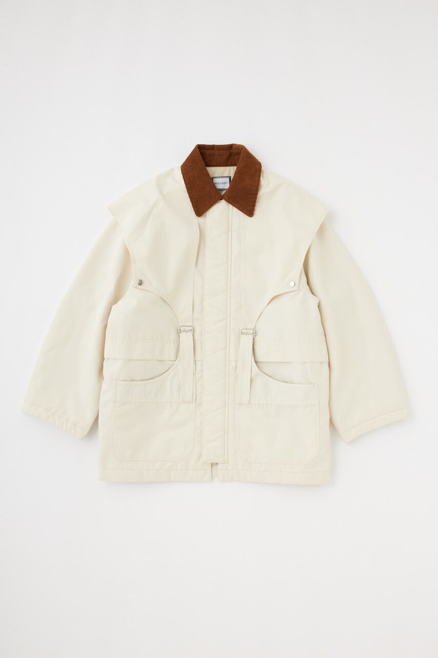 MOUSSY「BELTED CAPE HUNTING ジャケット」|その他|