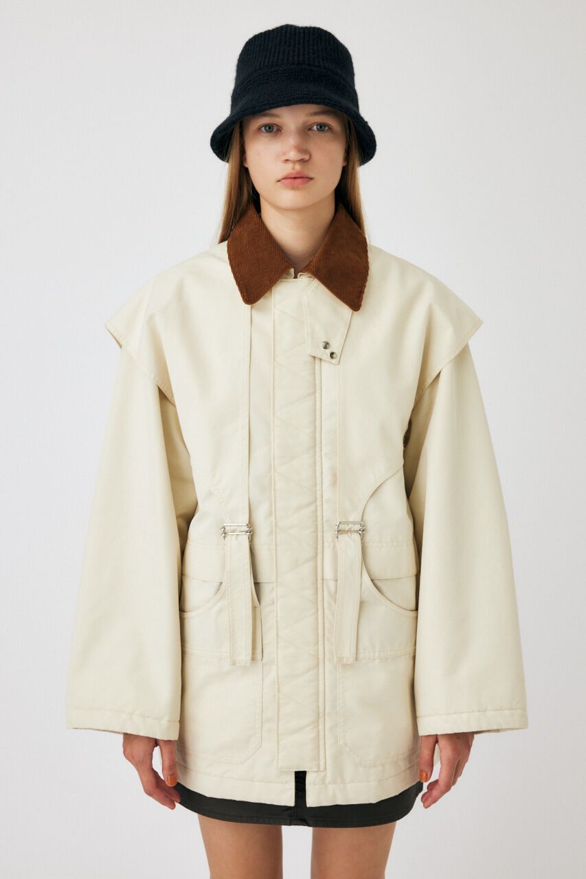 MOUSSY「BELTED CAPE HUNTING ジャケット」|その他|