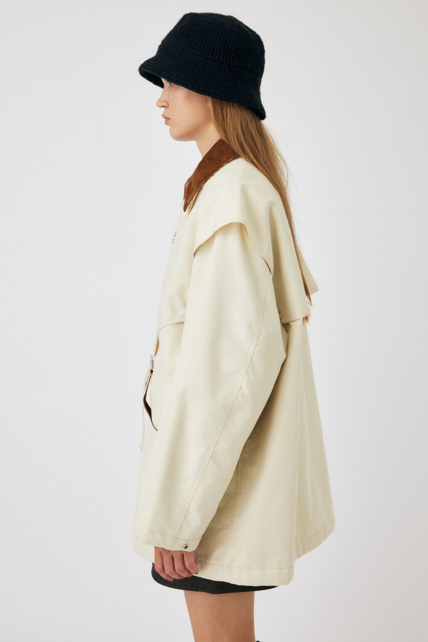MOUSSY「BELTED CAPE HUNTING ジャケット」|その他|