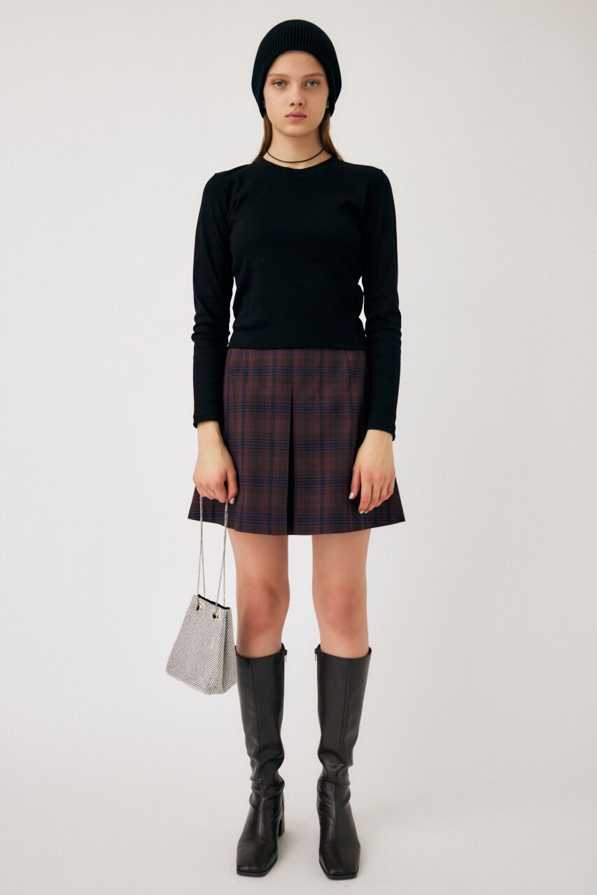 MOUSSY「SUVIN GIZA MINIMAL LS Tシャツ」|Tシャツ・カットソー|BLK