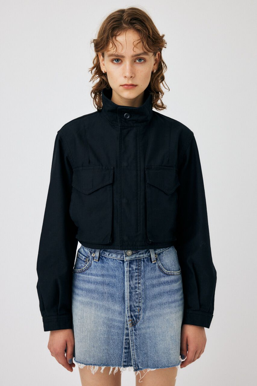 MOUSSY「SHORT M-65 ジャケット」|その他|BLK