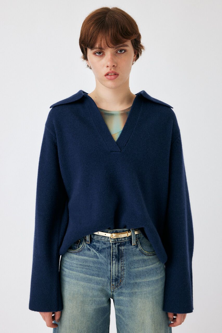 MOUSSY「SKIPPER WOOL ニット」|ニット・セーター|