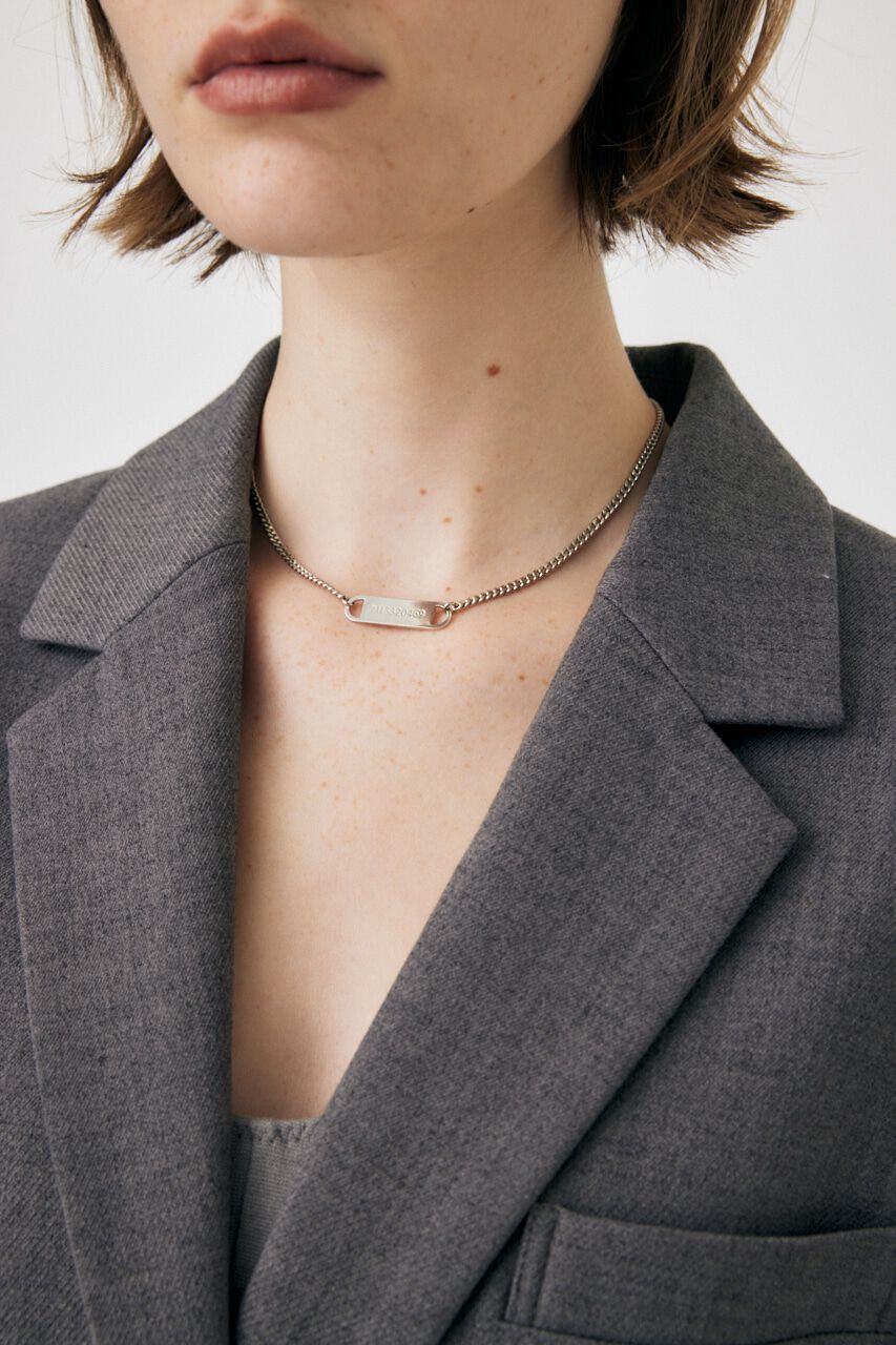 MOUSSY「PLATE CHAIN チョーカー」|ネックレス|SLV