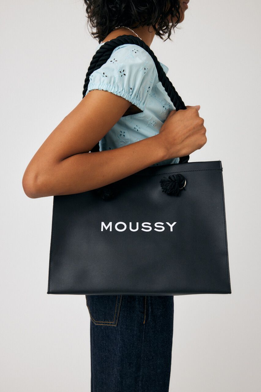 MOUSSY「MOUSSY F/L SHOPPER バッグ」|その他|BLK