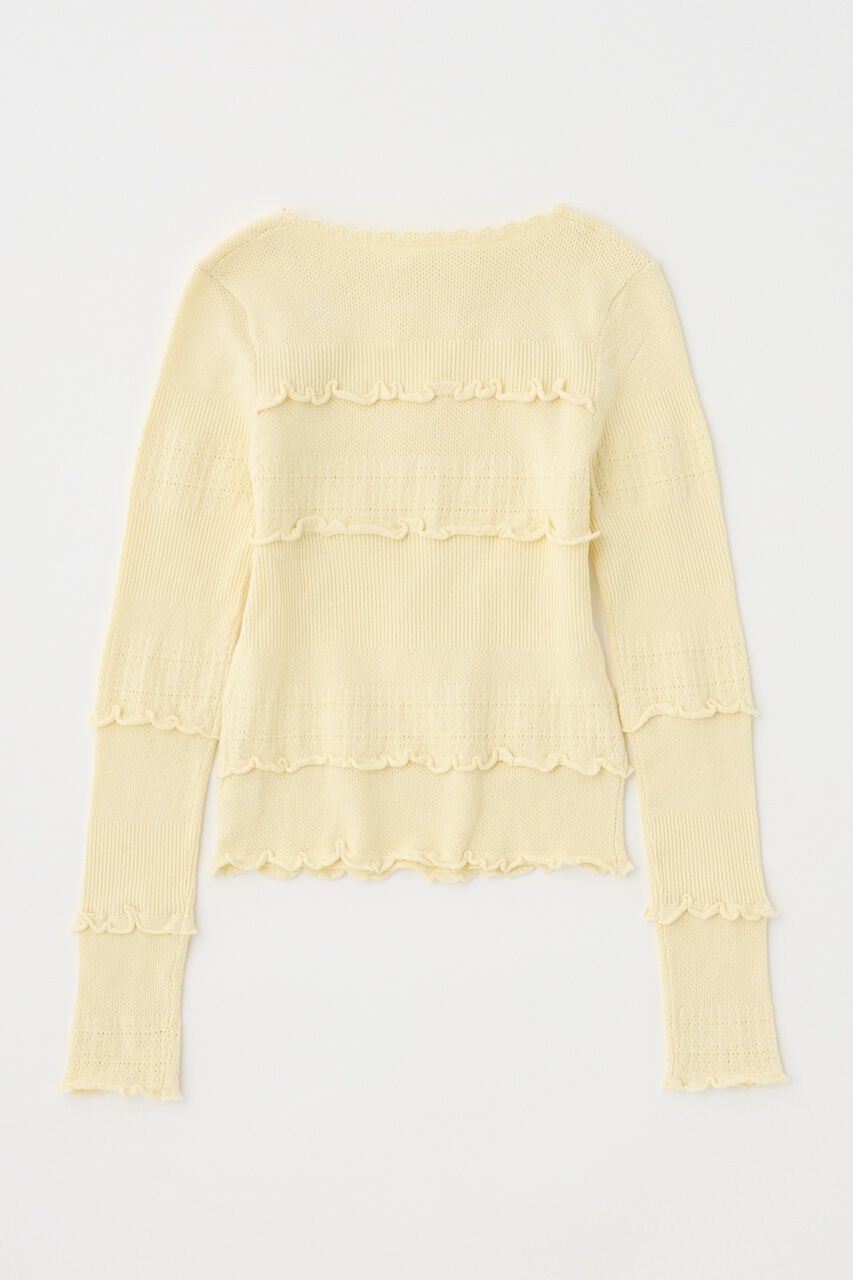 MOUSSY「BOW DESIGN ニットトップス」|ニット・セーター|