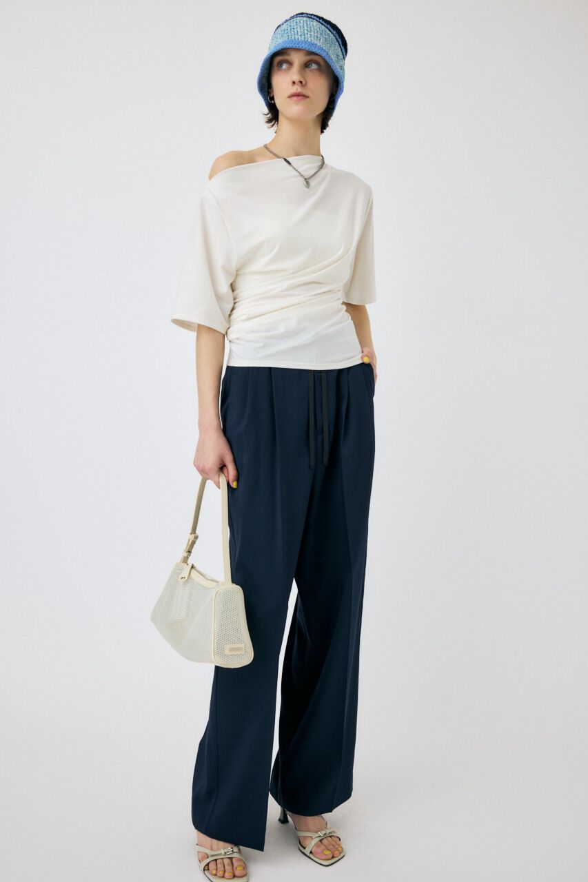 MOUSSY「ASYMMETRY ショルダーTEE」|Tシャツ・カットソー|