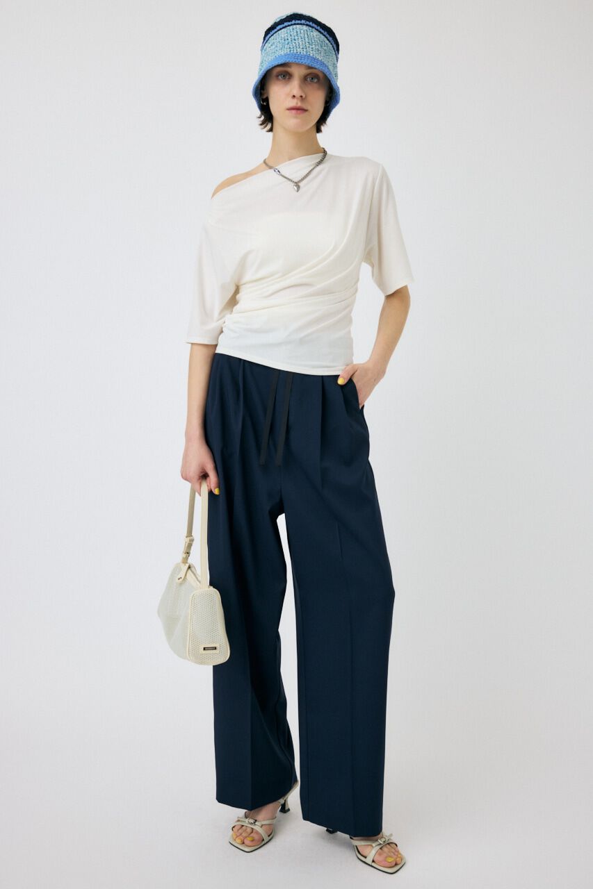 MOUSSY「ASYMMETRY ショルダーTEE」|Tシャツ・カットソー|