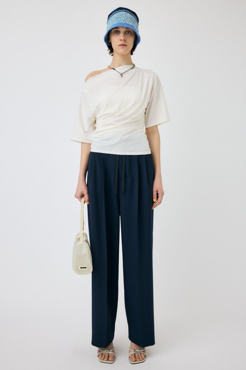 MOUSSY「ASYMMETRY ショルダーTEE」|Tシャツ・カットソー|