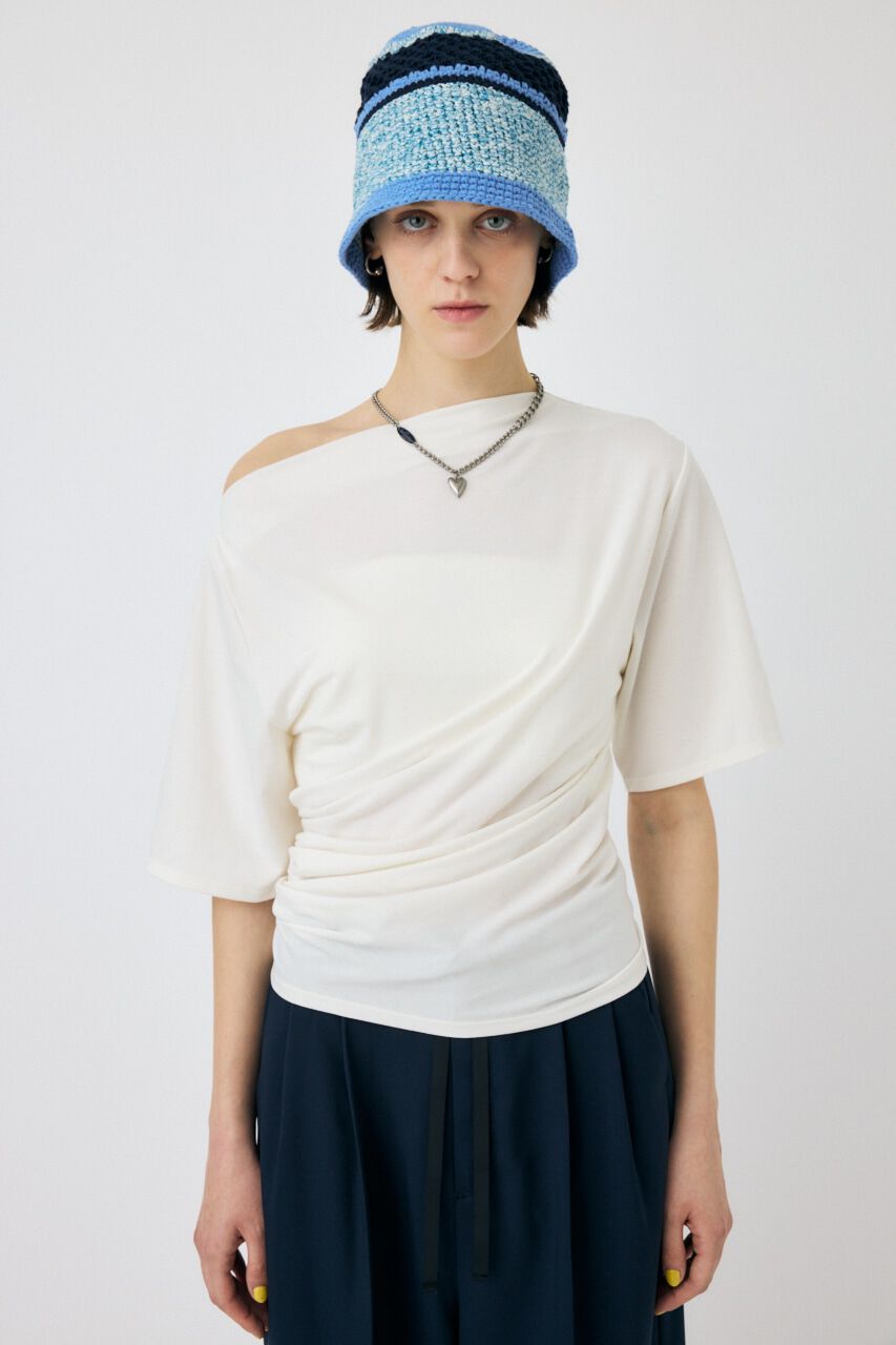MOUSSY「ASYMMETRY ショルダーTEE」|Tシャツ・カットソー|