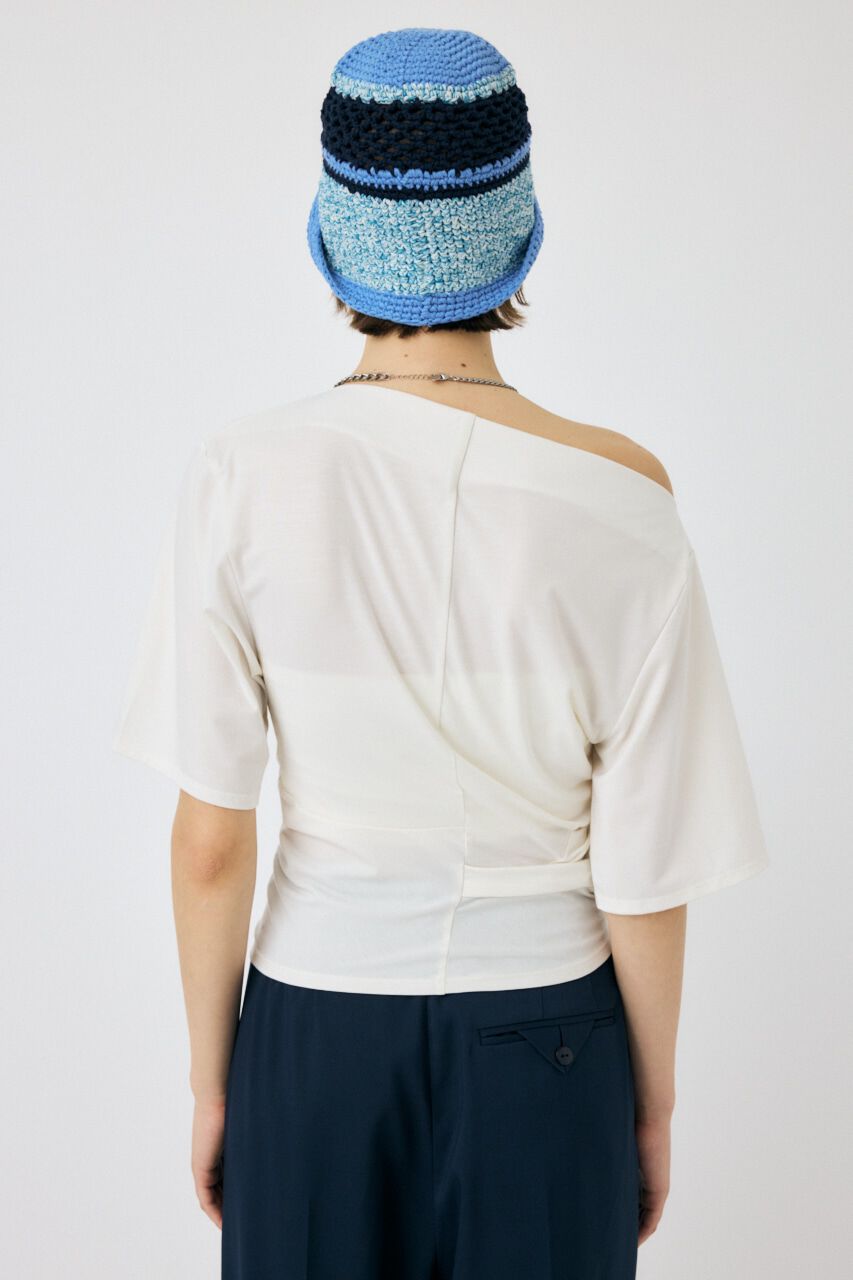 MOUSSY「ASYMMETRY ショルダーTEE」|Tシャツ・カットソー|