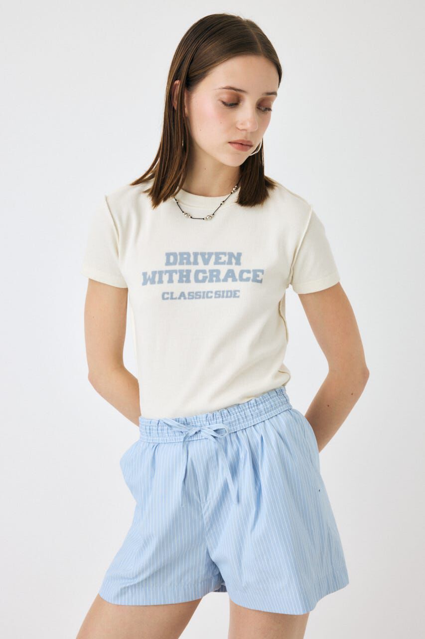 MOUSSY「BLURRED LOGO TEE」|Tシャツ・カットソー|O/WHT1