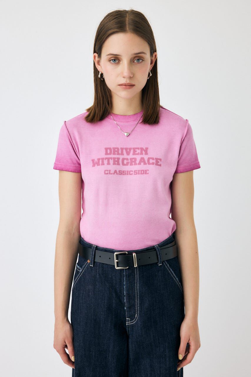 MOUSSY「BLURRED LOGO TEE」|Tシャツ・カットソー|