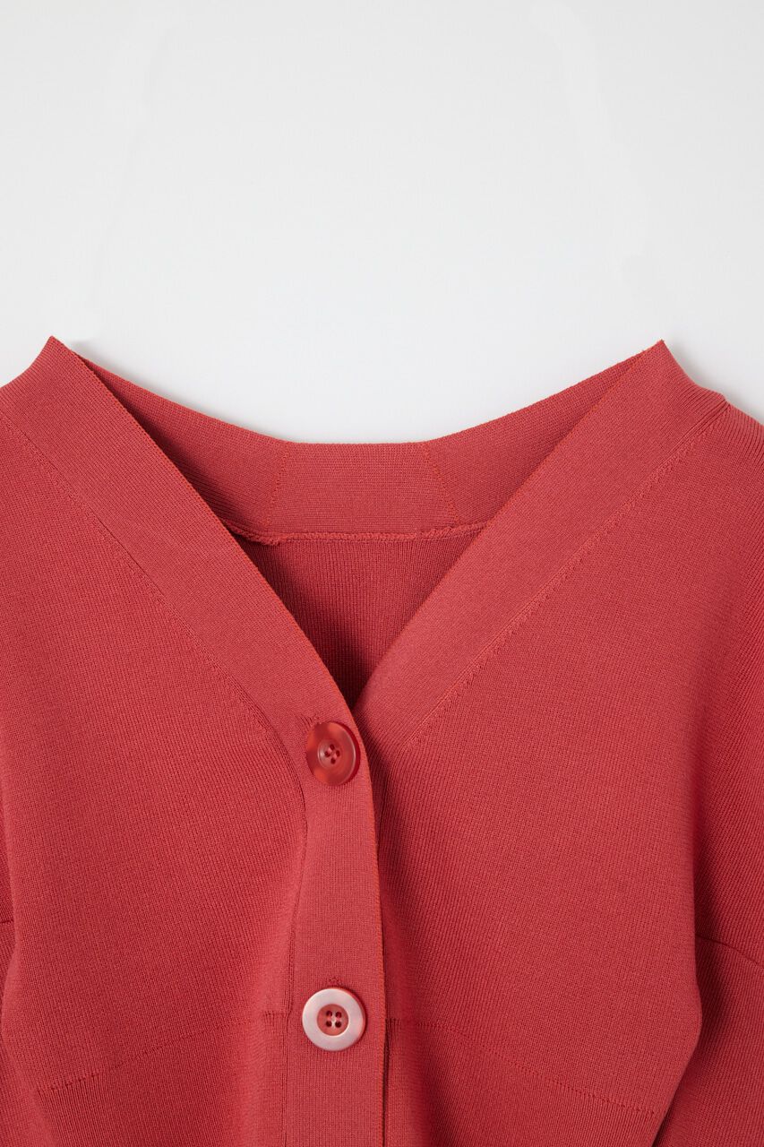 rienda「2WAYショルダータックボリュームカーデTOP」|ニット・セーター|