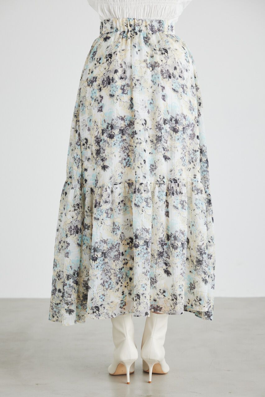 rienda「ラウンドギャザーデザインフレアSK」|スカート|