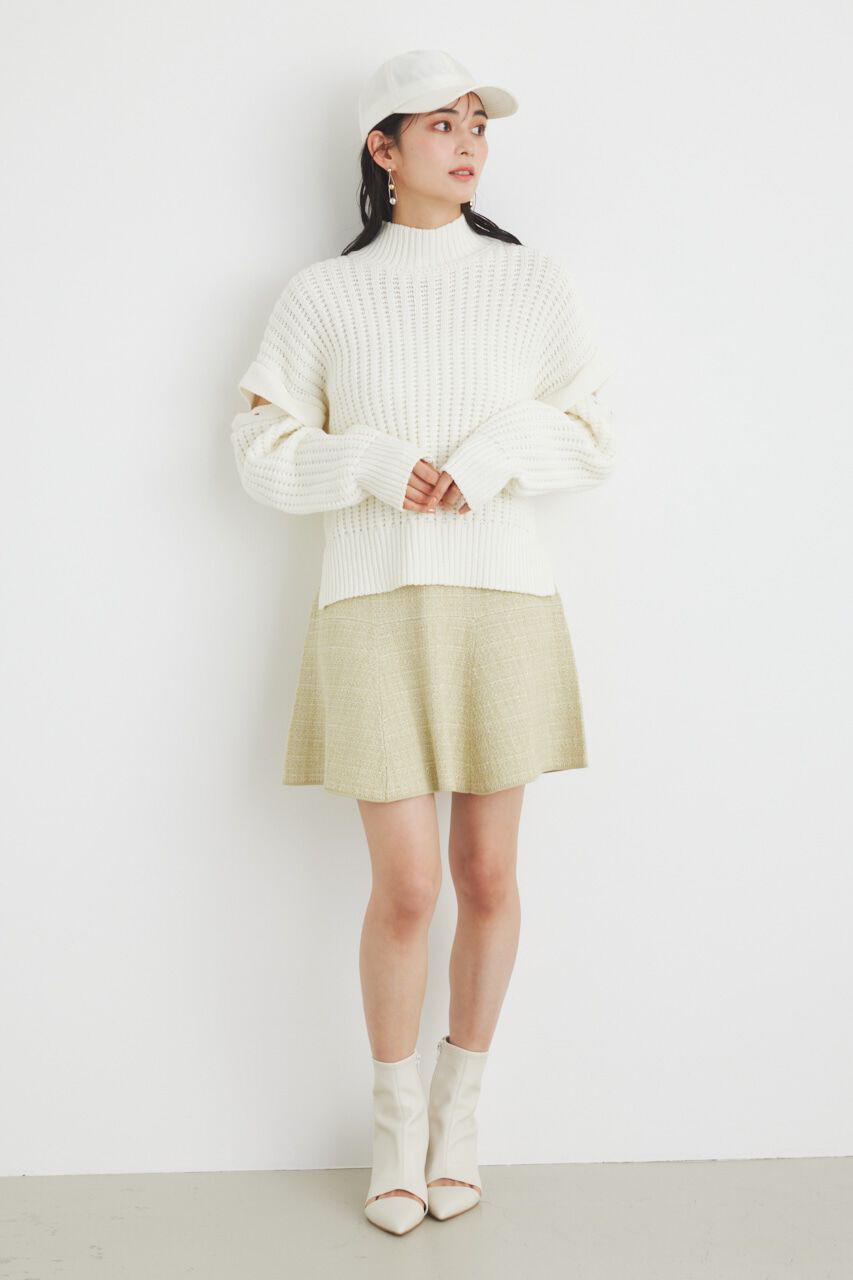 rienda「MANY WAY SLVニットTOP」|ニット・セーター|