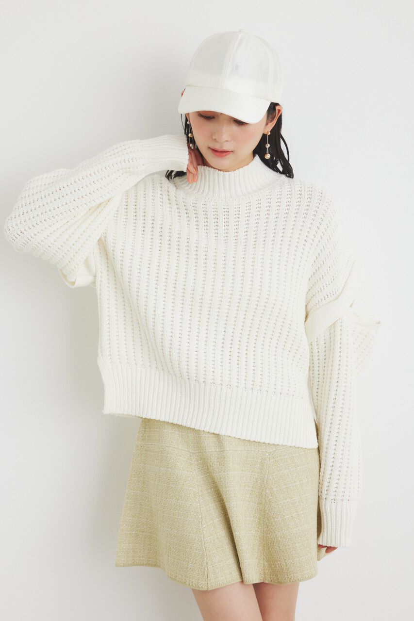 rienda「MANY WAY SLVニットTOP」|ニット・セーター|