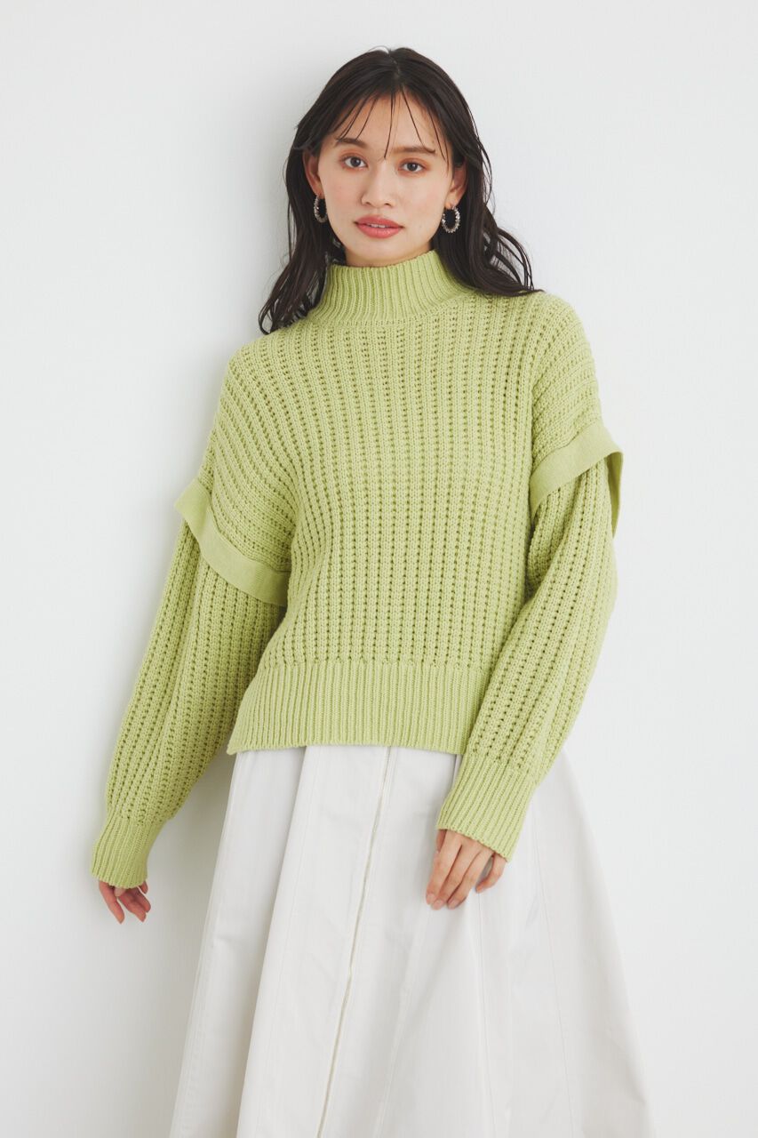 rienda「MANY WAY SLVニットTOP」|ニット・セーター|