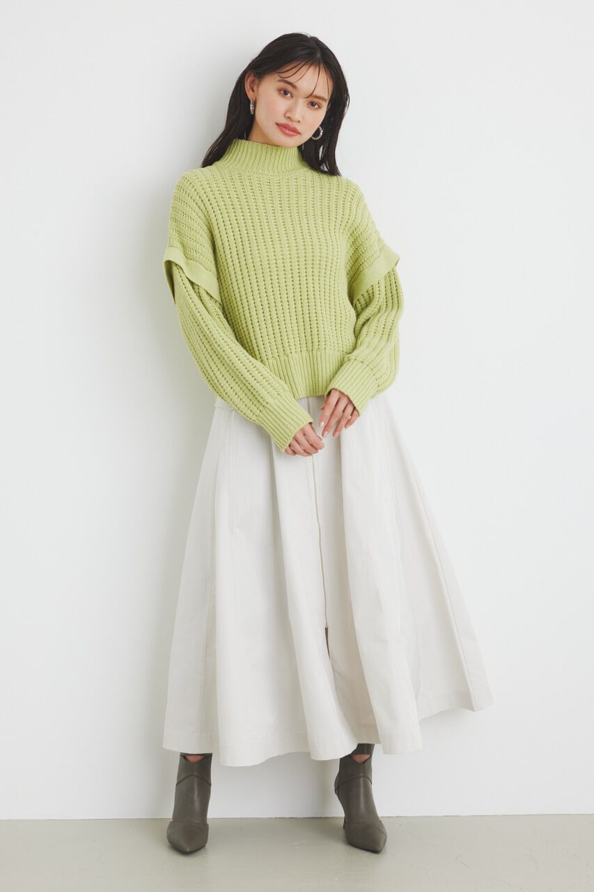 rienda「MANY WAY SLVニットTOP」|ニット・セーター|