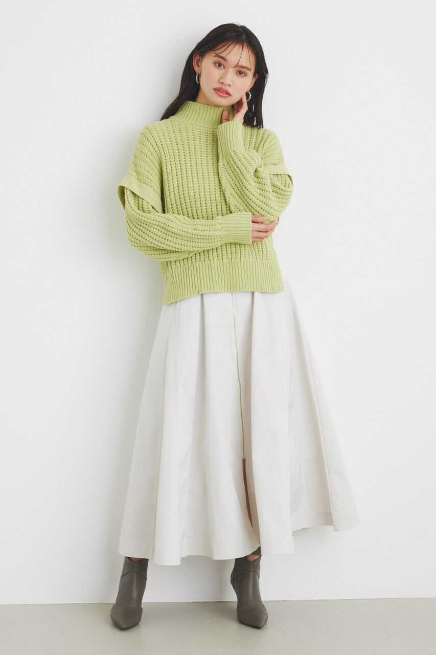 rienda「MANY WAY SLVニットTOP」|ニット・セーター|