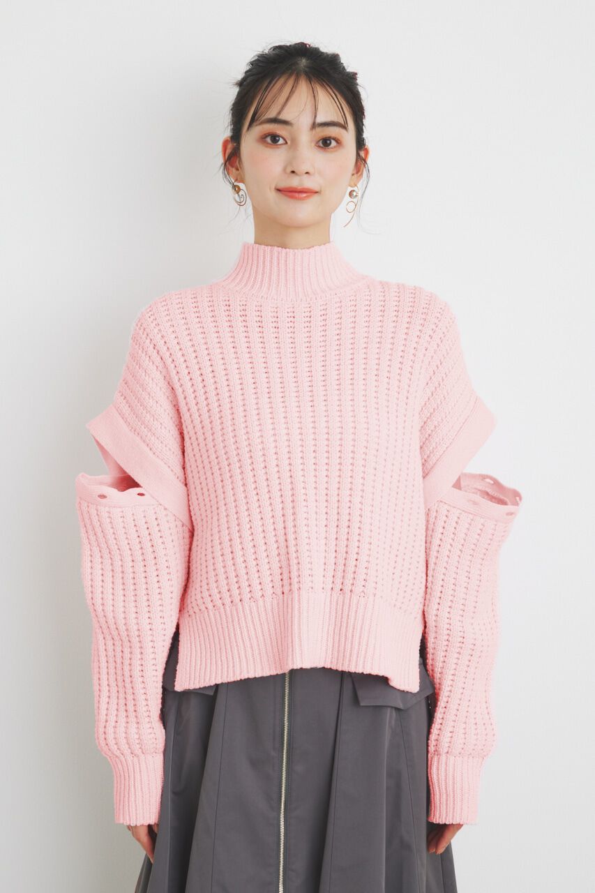 rienda「MANY WAY SLVニットTOP」|ニット・セーター|