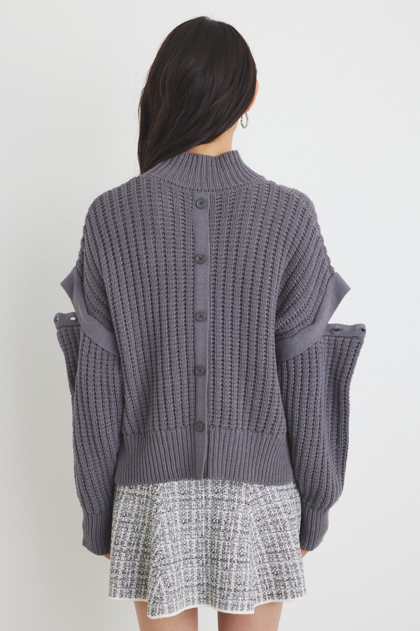 rienda「MANY WAY SLVニットTOP」|ニット・セーター|