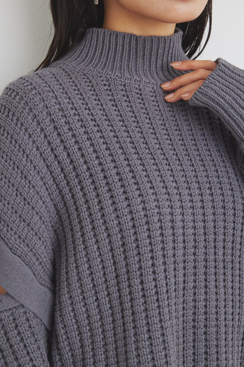 rienda「MANY WAY SLVニットTOP」|ニット・セーター|