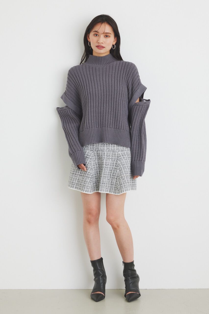 rienda「MANY WAY SLVニットTOP」|ニット・セーター|