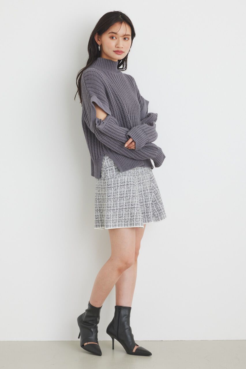 rienda「MANY WAY SLVニットTOP」|ニット・セーター|