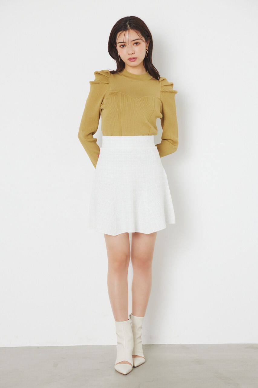 rienda「ビスチェパターンKnit TOP」|ニット・セーター|