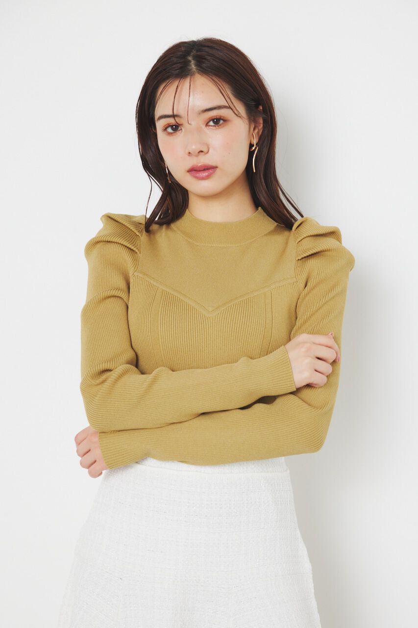 rienda「ビスチェパターンKnit TOP」|ニット・セーター|