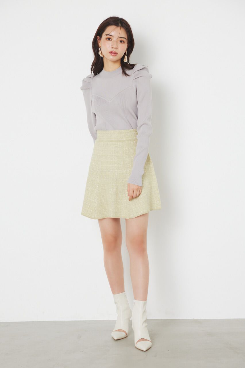 rienda「ビスチェパターンKnit TOP」|ニット・セーター|