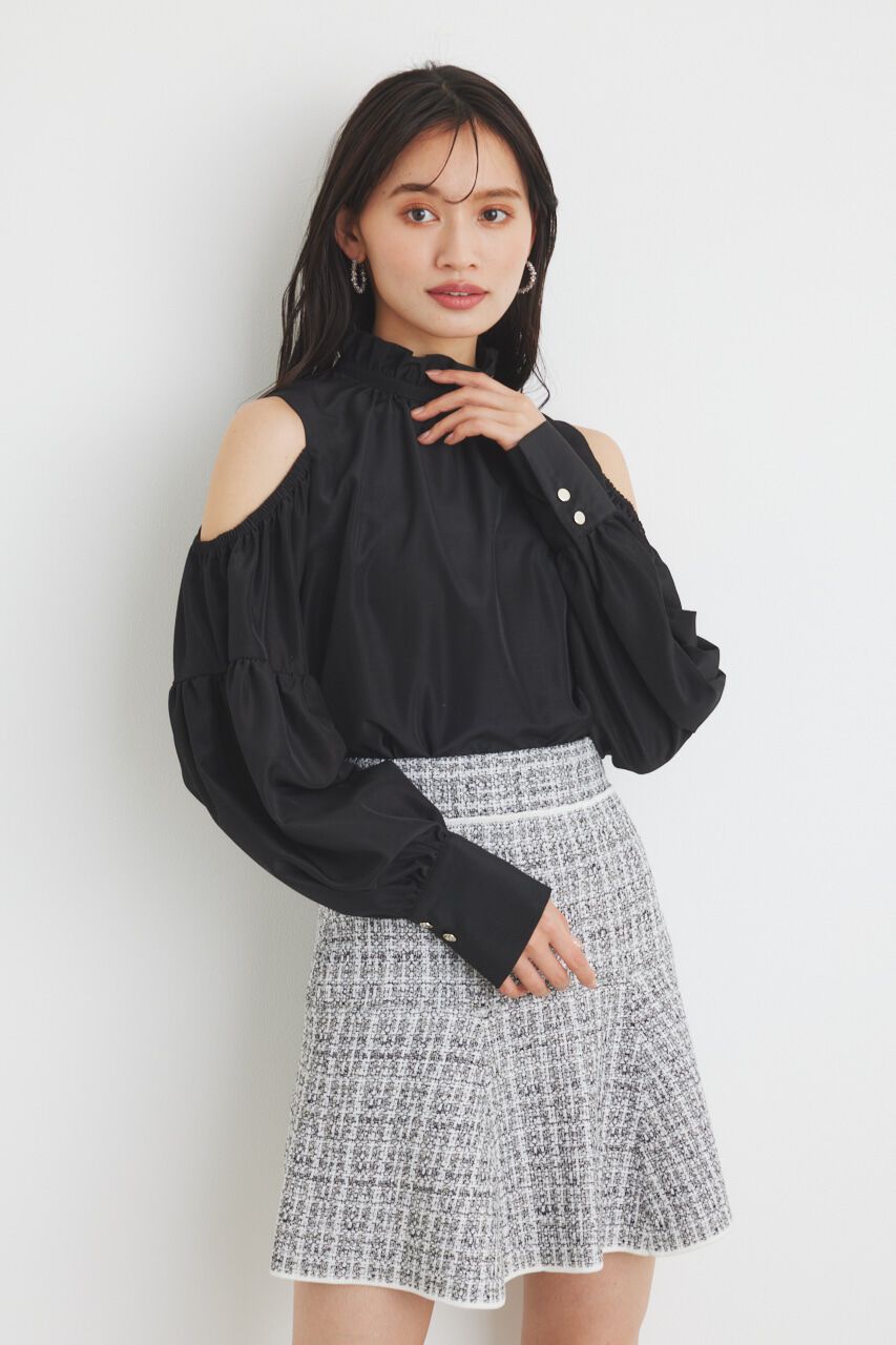 rienda「＃デュアルフラワーブラウス」|シャツ・ブラウス|