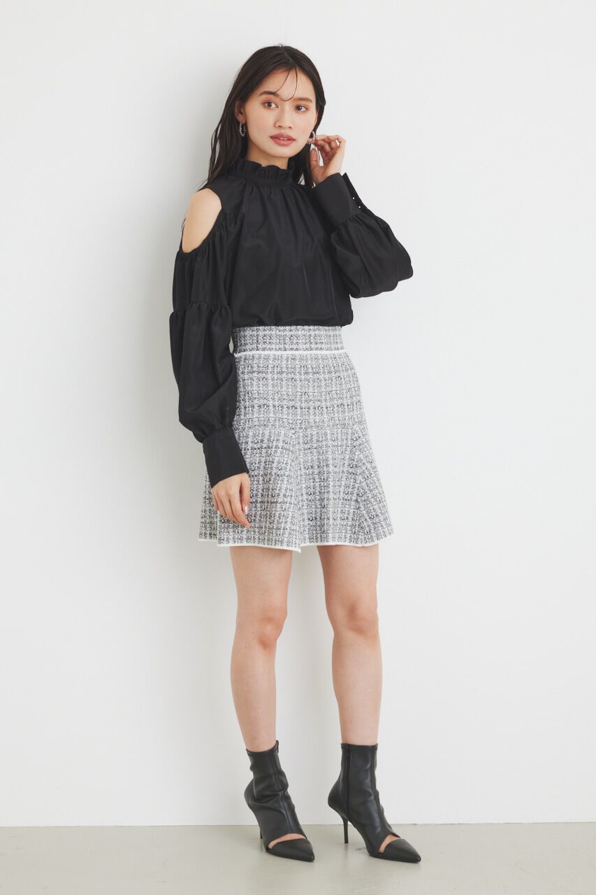 rienda「＃デュアルフラワーブラウス」|シャツ・ブラウス|