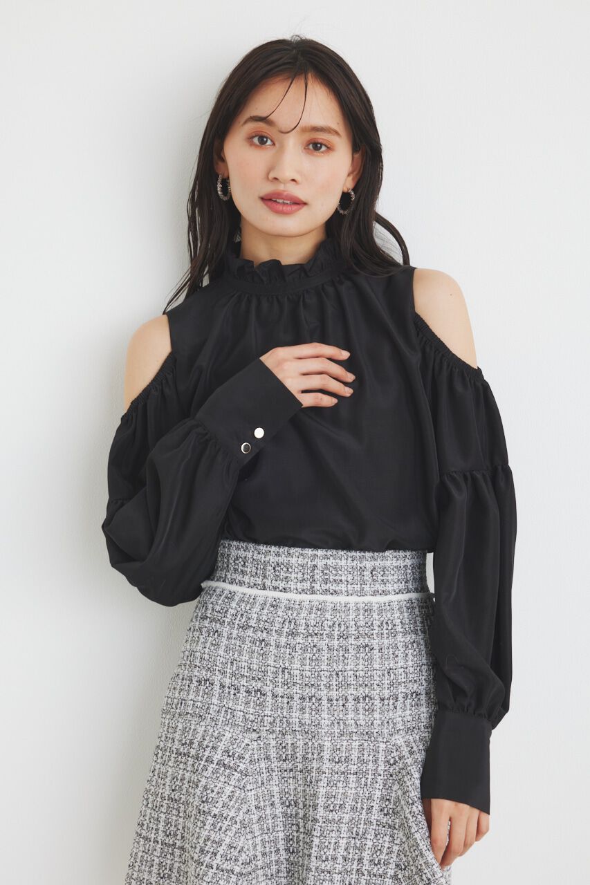 rienda「＃デュアルフラワーブラウス」|シャツ・ブラウス|