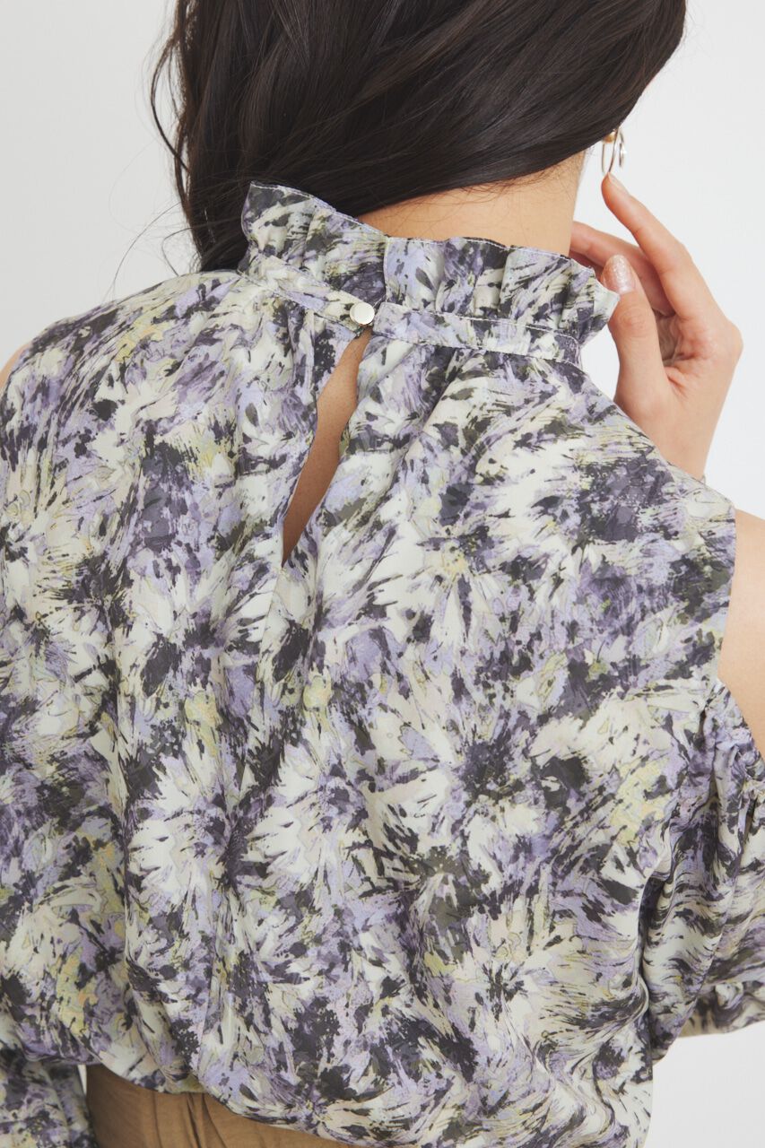 rienda「＃デュアルフラワーブラウス」|シャツ・ブラウス|