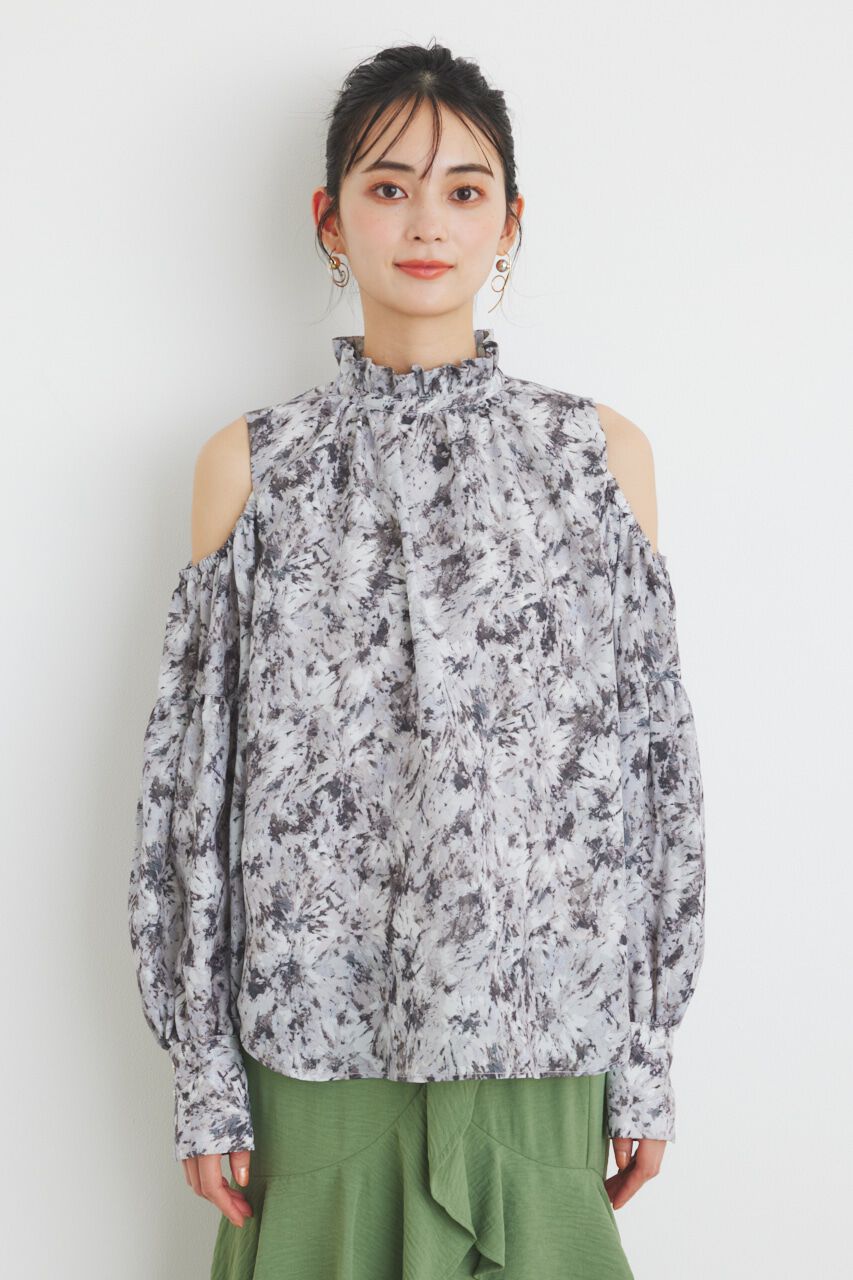 rienda「＃デュアルフラワーブラウス」|シャツ・ブラウス|