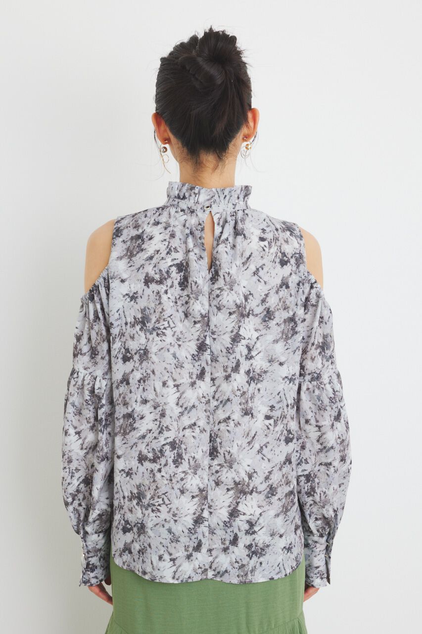 rienda「＃デュアルフラワーブラウス」|シャツ・ブラウス|