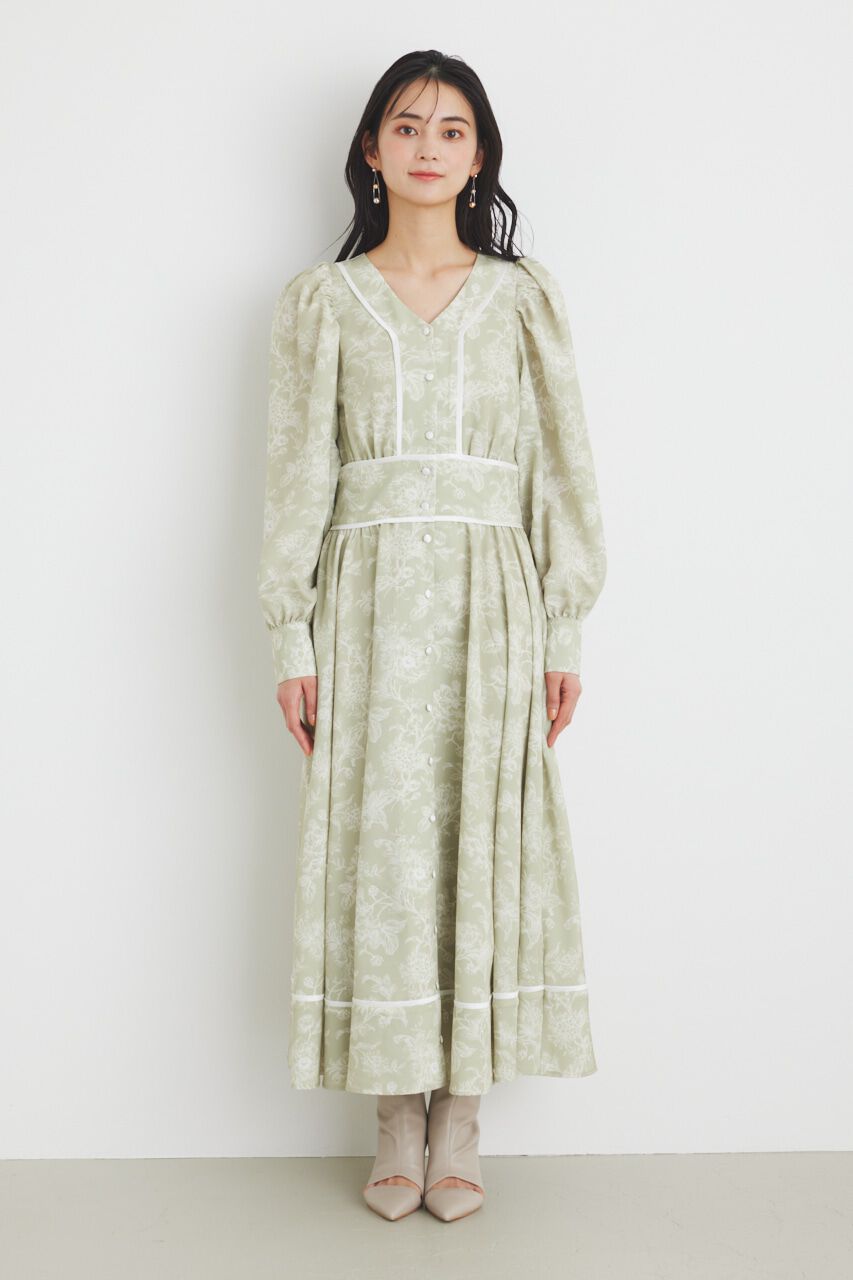 rienda「パイピングデザインフレアOP」|ワンピース|