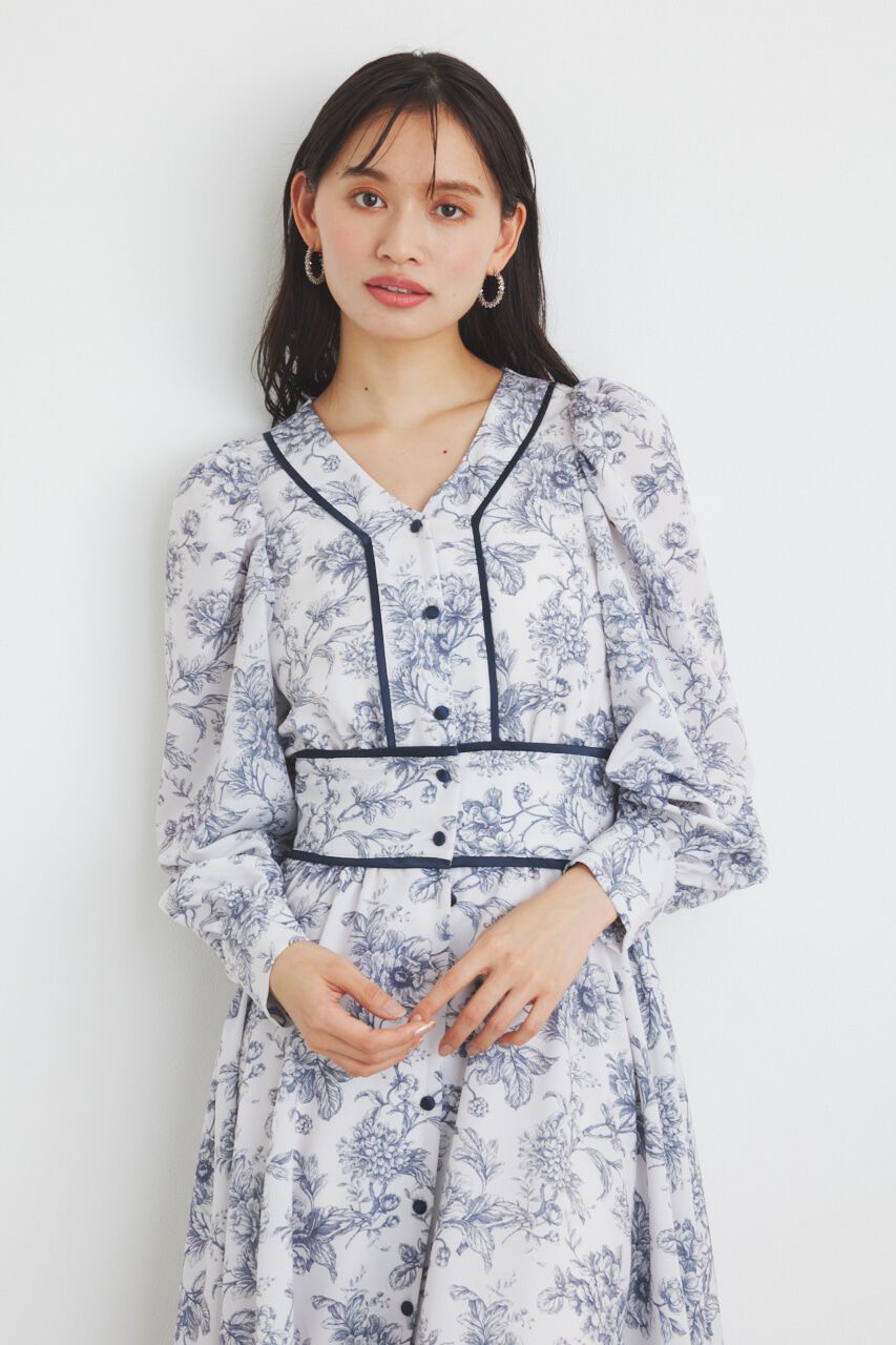 rienda「パイピングデザインフレアOP」|ワンピース|