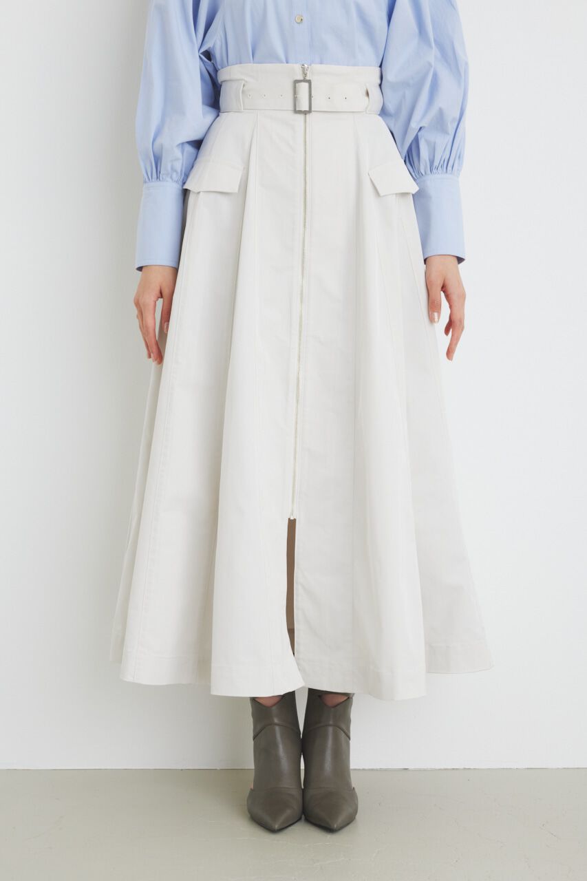 rienda「ハイウエストトレンチフレアSK」|スカート|