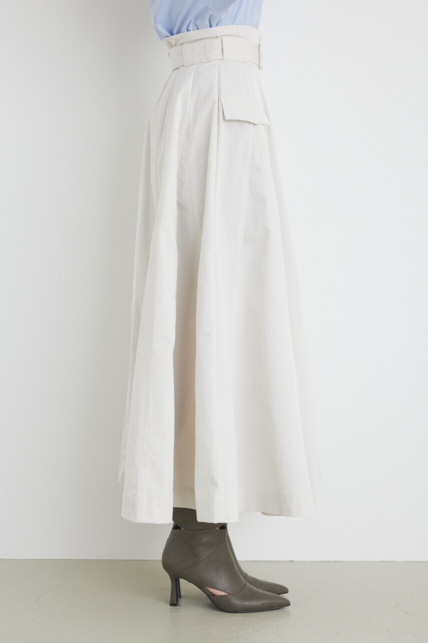 rienda「ハイウエストトレンチフレアSK」|スカート|