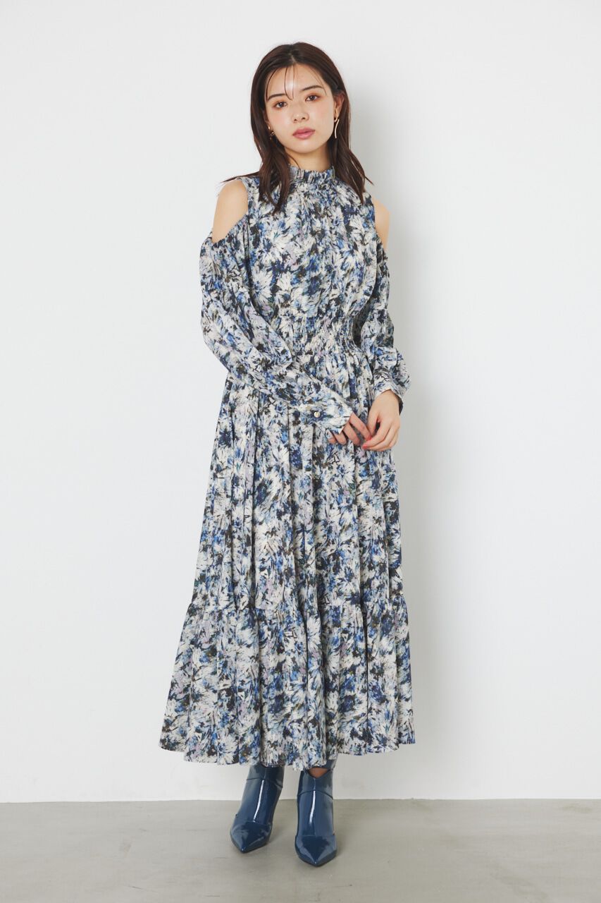 rienda「＃デュアルフラワーワンピース」|ワンピース|