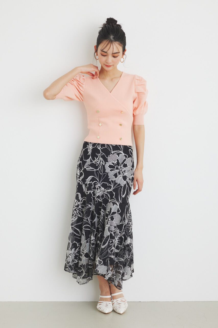 rienda「ウェーブラインJ/WマーメイドSK」|スカート|