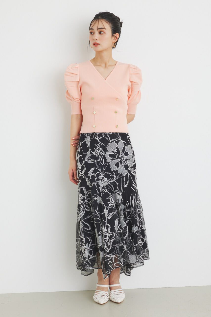 rienda「ウェーブラインJ/WマーメイドSK」|スカート|