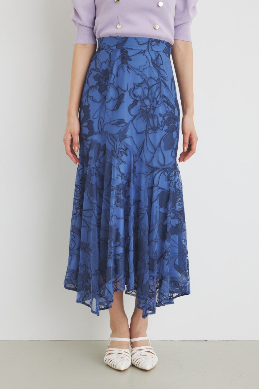 rienda「ウェーブラインJ/WマーメイドSK」|スカート|