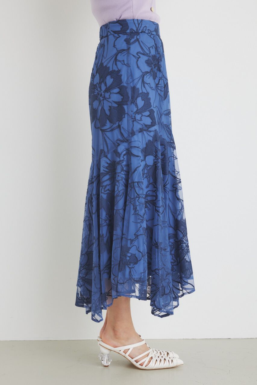 rienda「ウェーブラインJ/WマーメイドSK」|スカート|